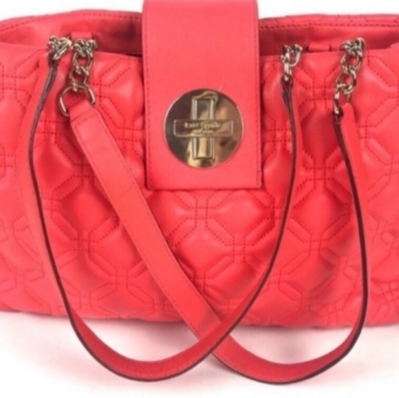 Kate Spade Astor Court Elena Pink Coral Purse - Picture 13 of 14